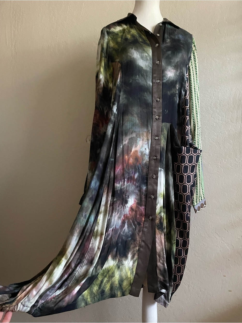 Alembika Boho colorful shirt dress - Picture 3 of 15